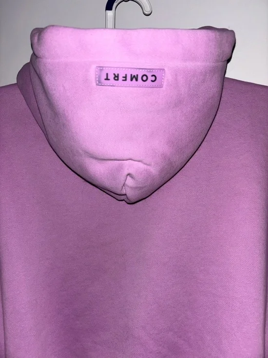 Comfrt Full Zip Hoodie - Pastels Collection Lilac - Size S - Picture 4 of 5